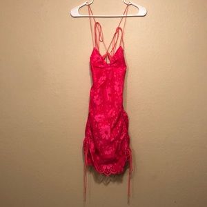 For love & lemons  size small. Hot pink.